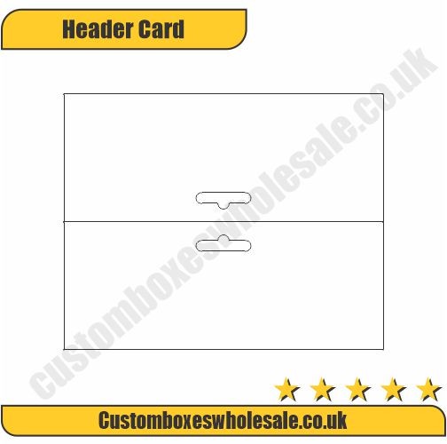 Custom Printed Header Cards Kraft Header Cards Printing UK