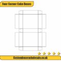 Four Corner Cake Boxes