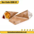 Custom chip cones for takeaway food