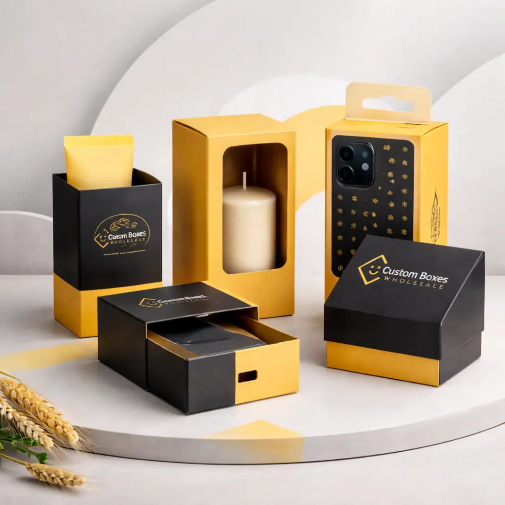 Custom retail packaging collection display